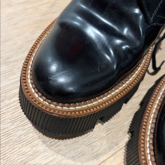 EUC Freda Salvador Bobbie Platform Lace Up Oxfords Sz 10.5 - Picture 5 of 11